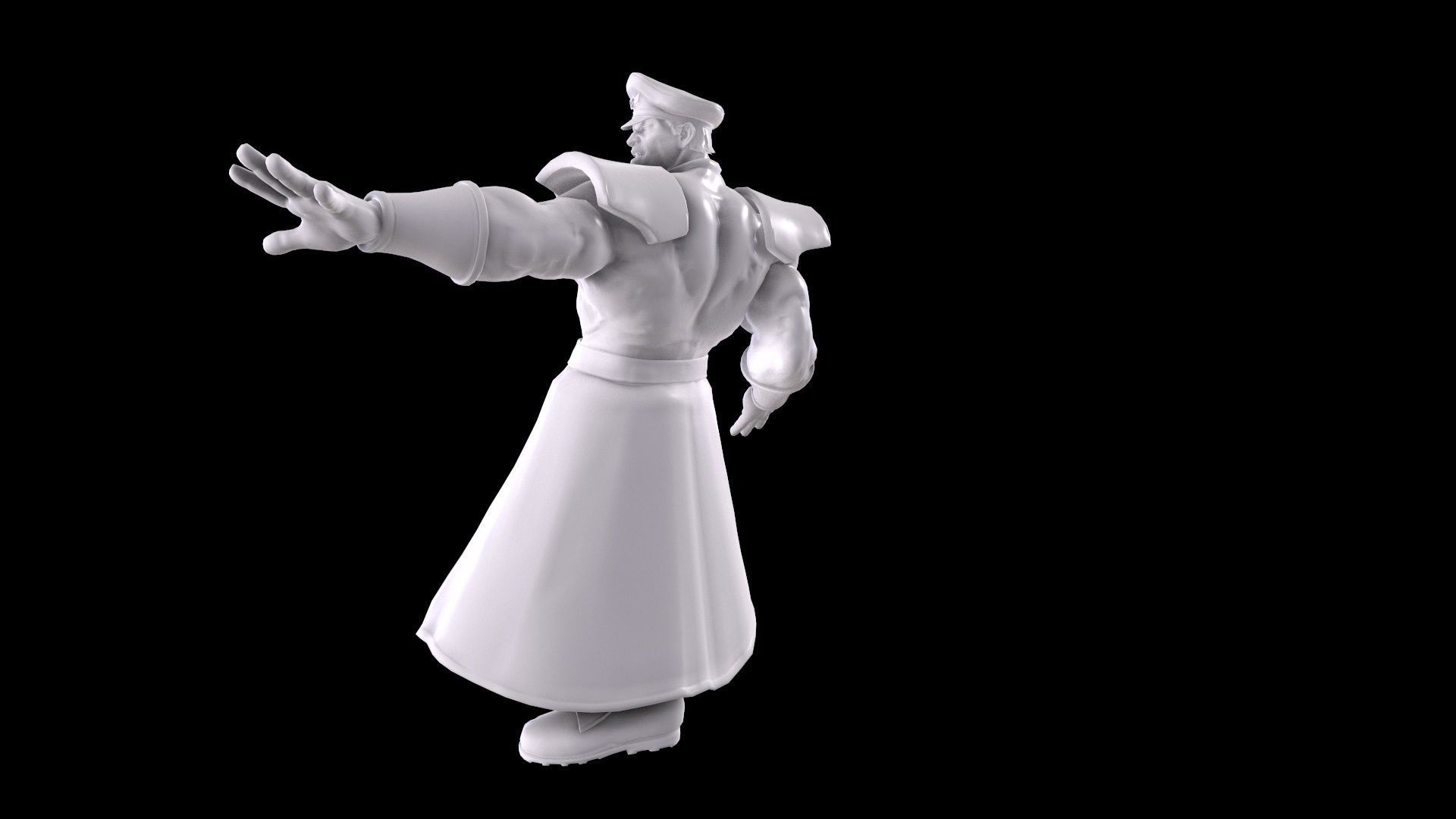 Street Fighter - M Bison 3D print model_16