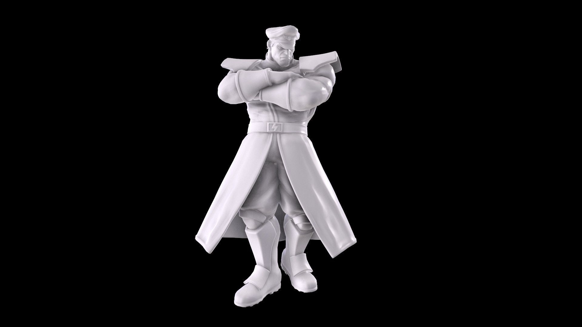 Street Fighter - M Bison 3D print model_11