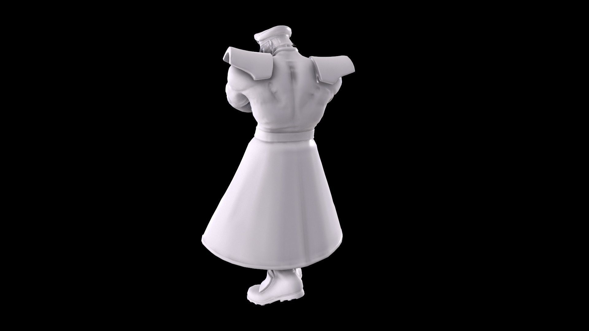 Street Fighter - M Bison 3D print model_9