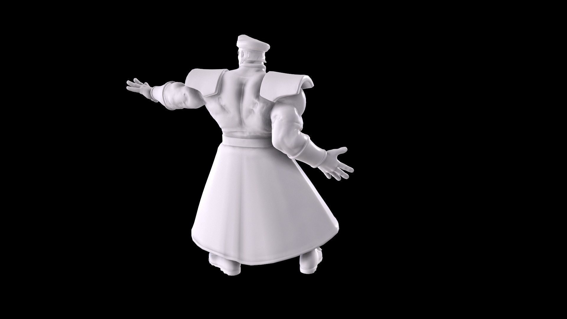 Street Fighter - M Bison 3D print model_15