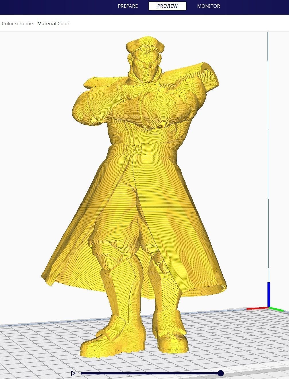 Street Fighter - M Bison 3D print model_3