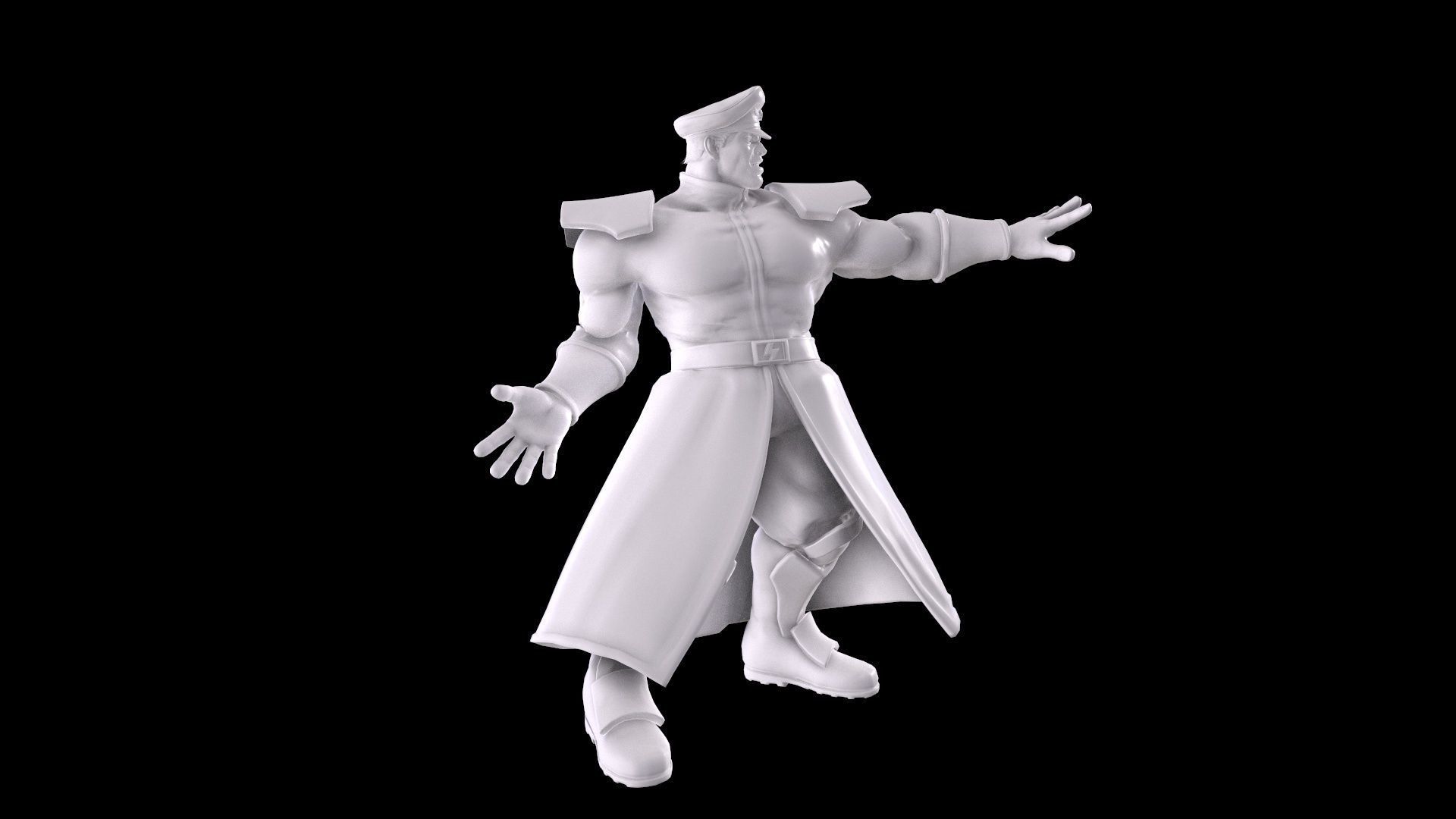 Street Fighter - M Bison 3D print model_13