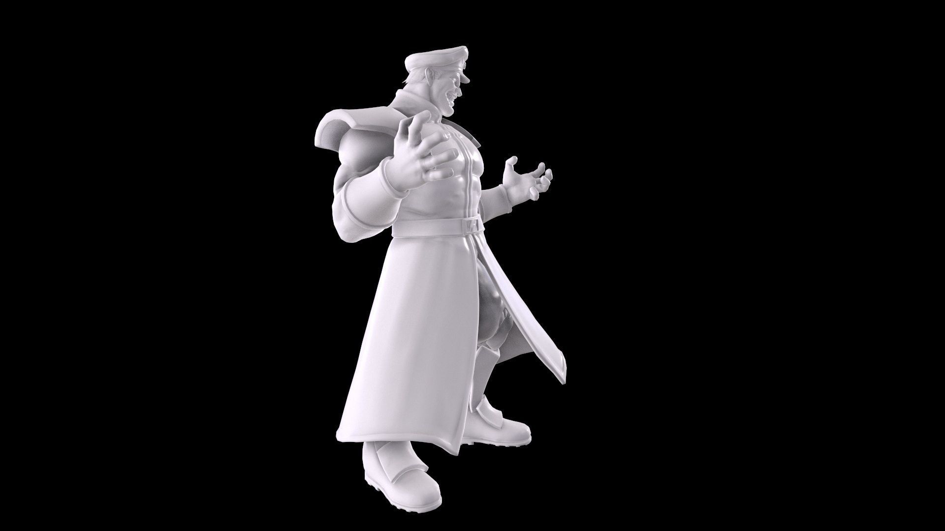 Street Fighter - M Bison 3D print model_19