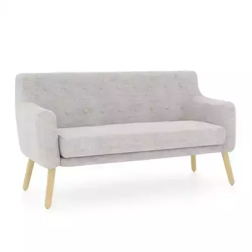 Sofa 3d light with wooden legs