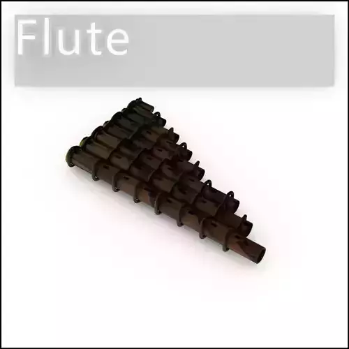 Flute 1 wooden triangle