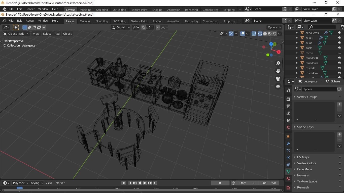 Kitchen Game Assets 3D print model_4