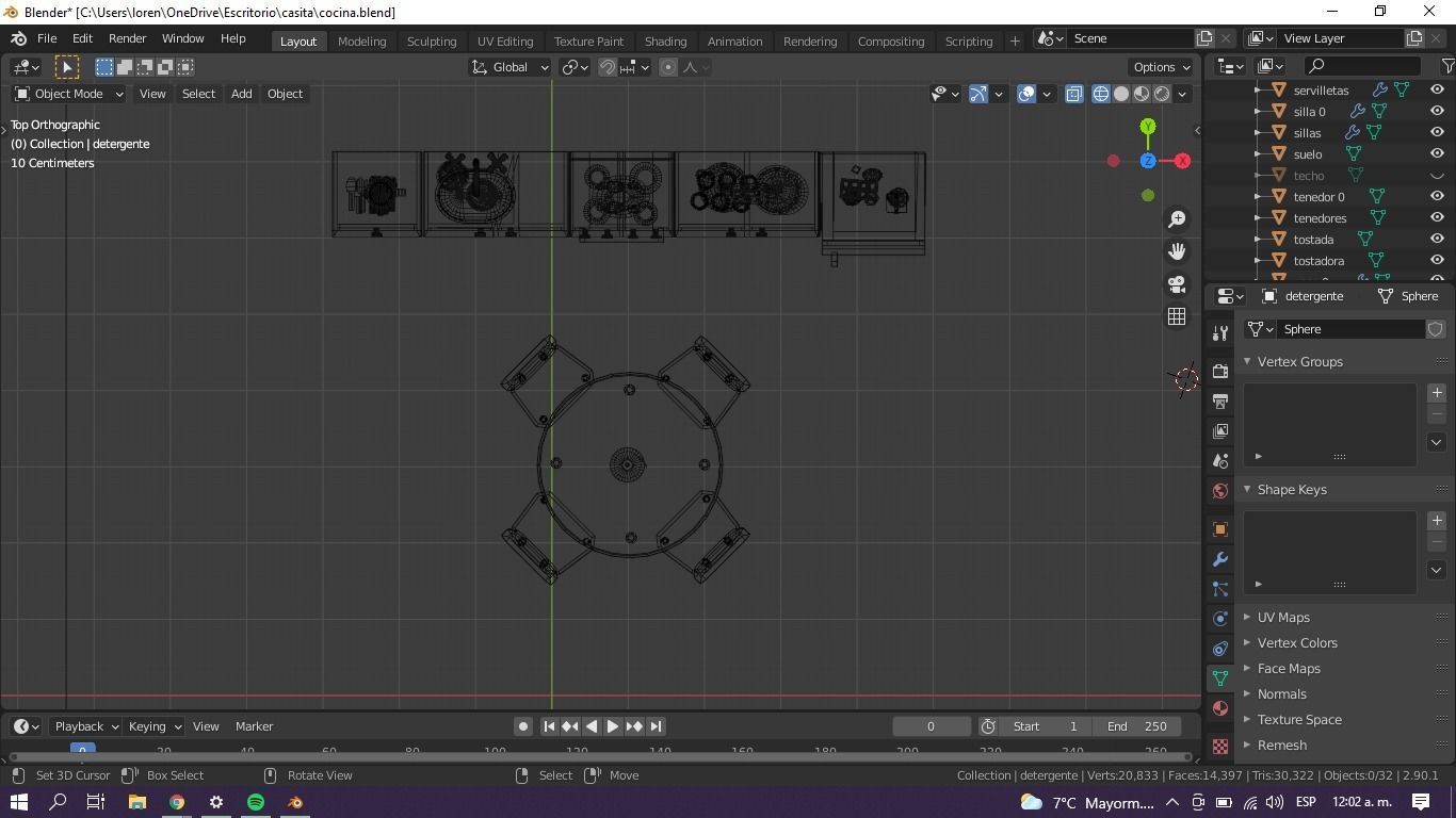Kitchen Game Assets 3D print model_5