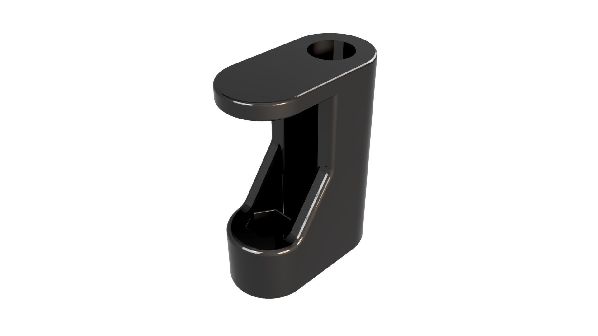 Monitor fixing device Low-poly 3D model_10