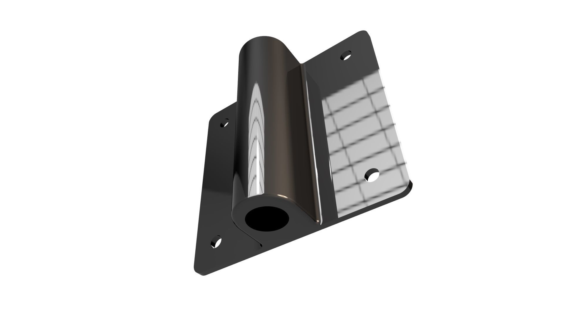 Monitor fixing device Low-poly 3D model_11