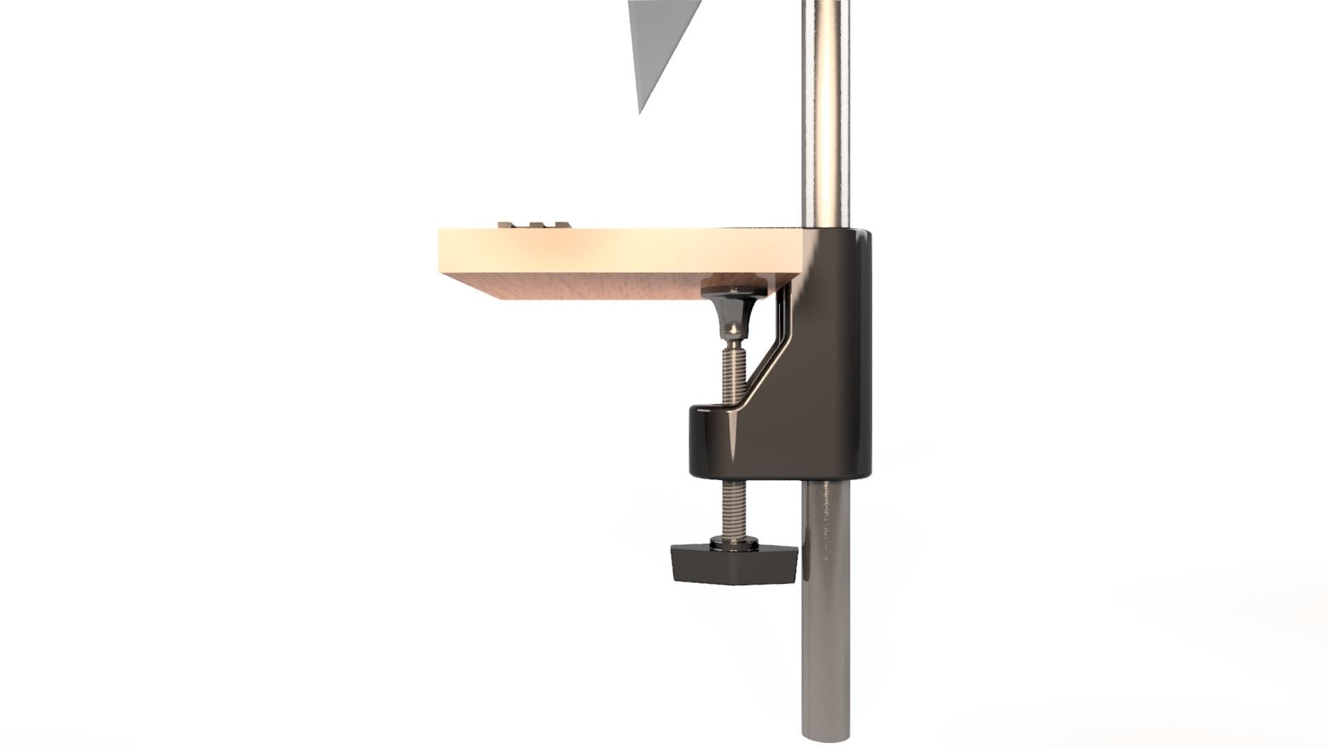 Monitor fixing device Low-poly 3D model_6