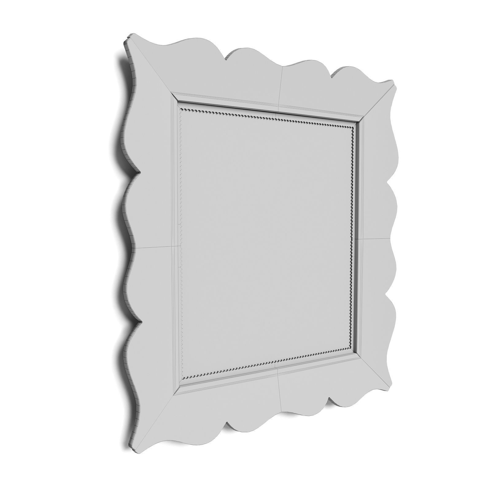 Ceramic vase with pedestal 3D model_3