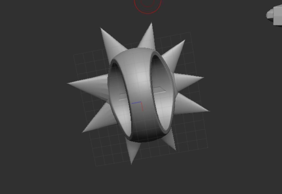 fnaf sunrise ring 3D print model_4