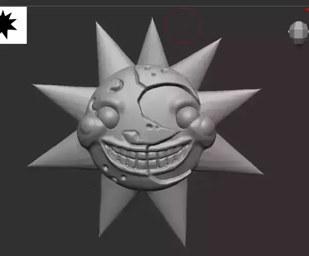 fnaf sunrise ring 3D print model