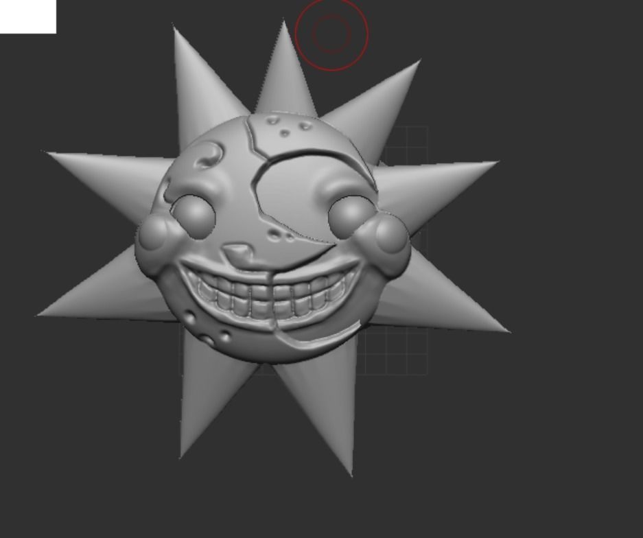 fnaf sunrise ring 3D print model_1