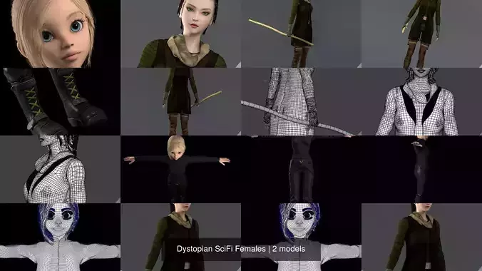 Dystopian SciFi Females