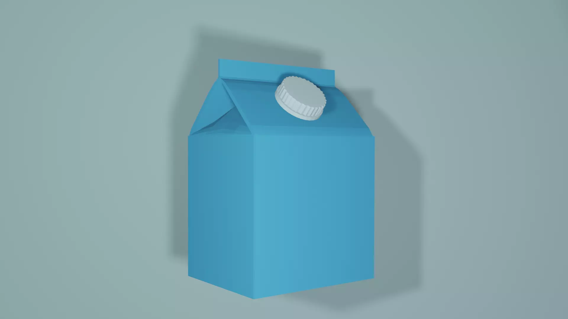 Packaging for yogurt or milk Free 3D model