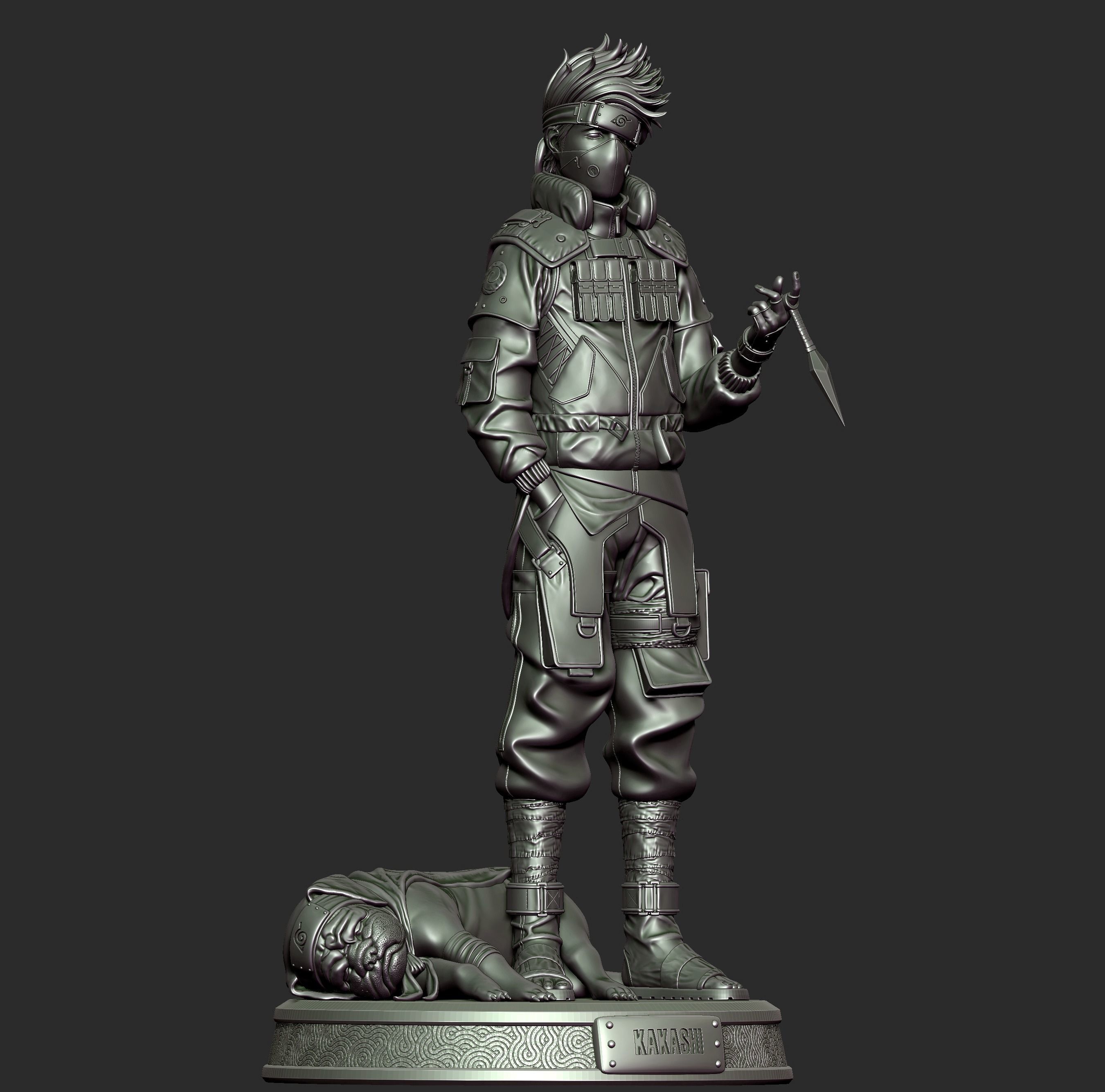 KAKASHI HATAKE 3D print model_25