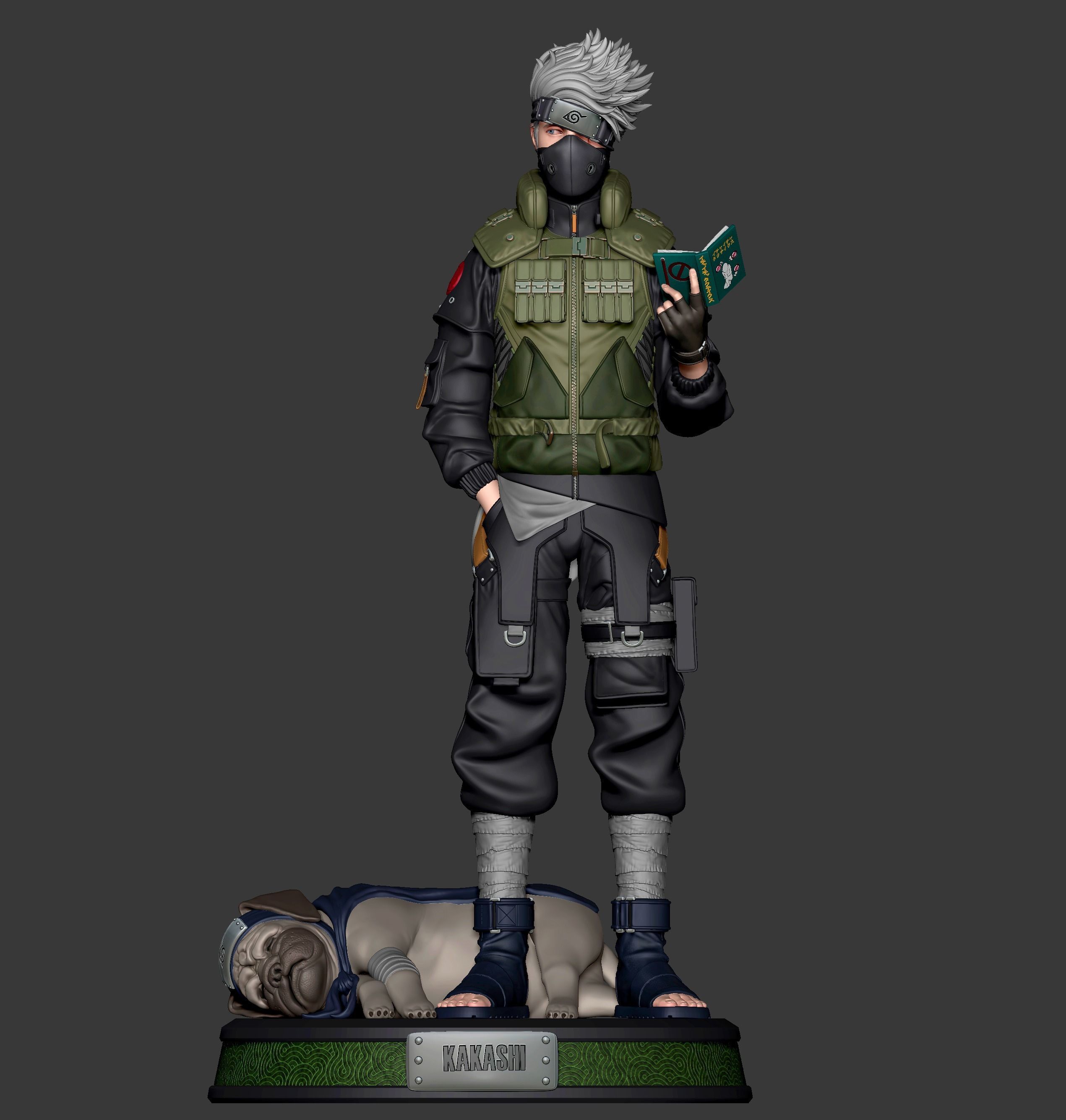KAKASHI HATAKE 3D print model_11