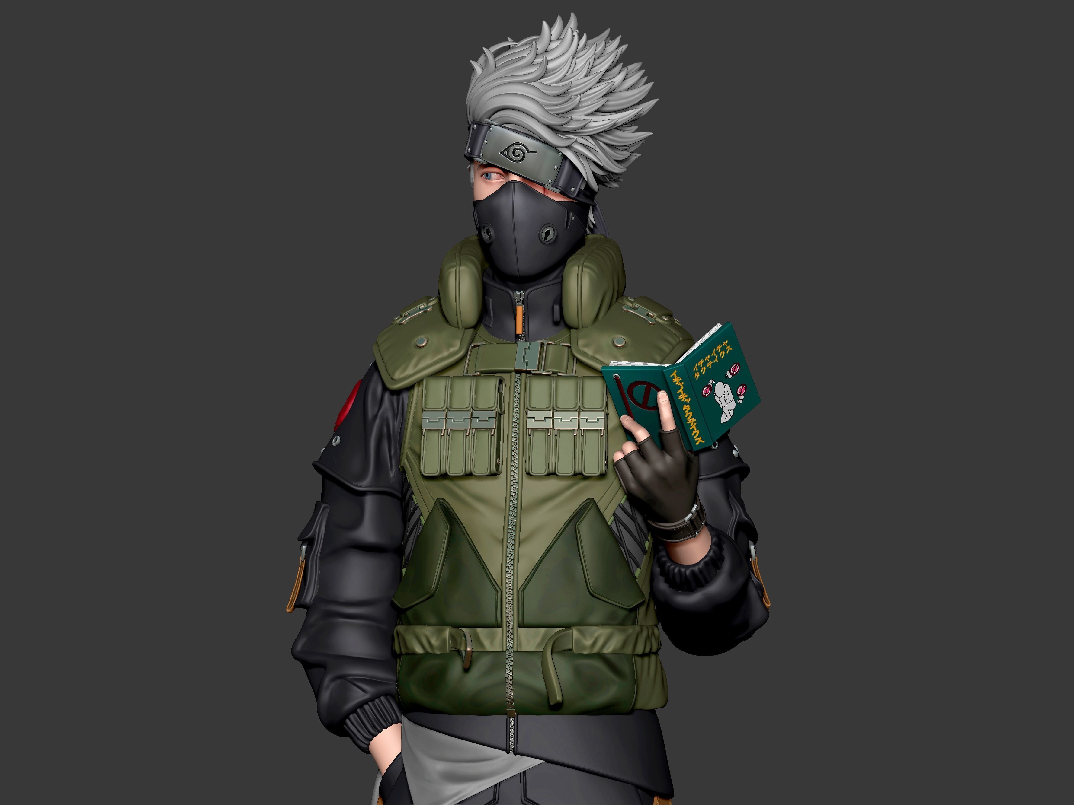 KAKASHI HATAKE 3D print model_18