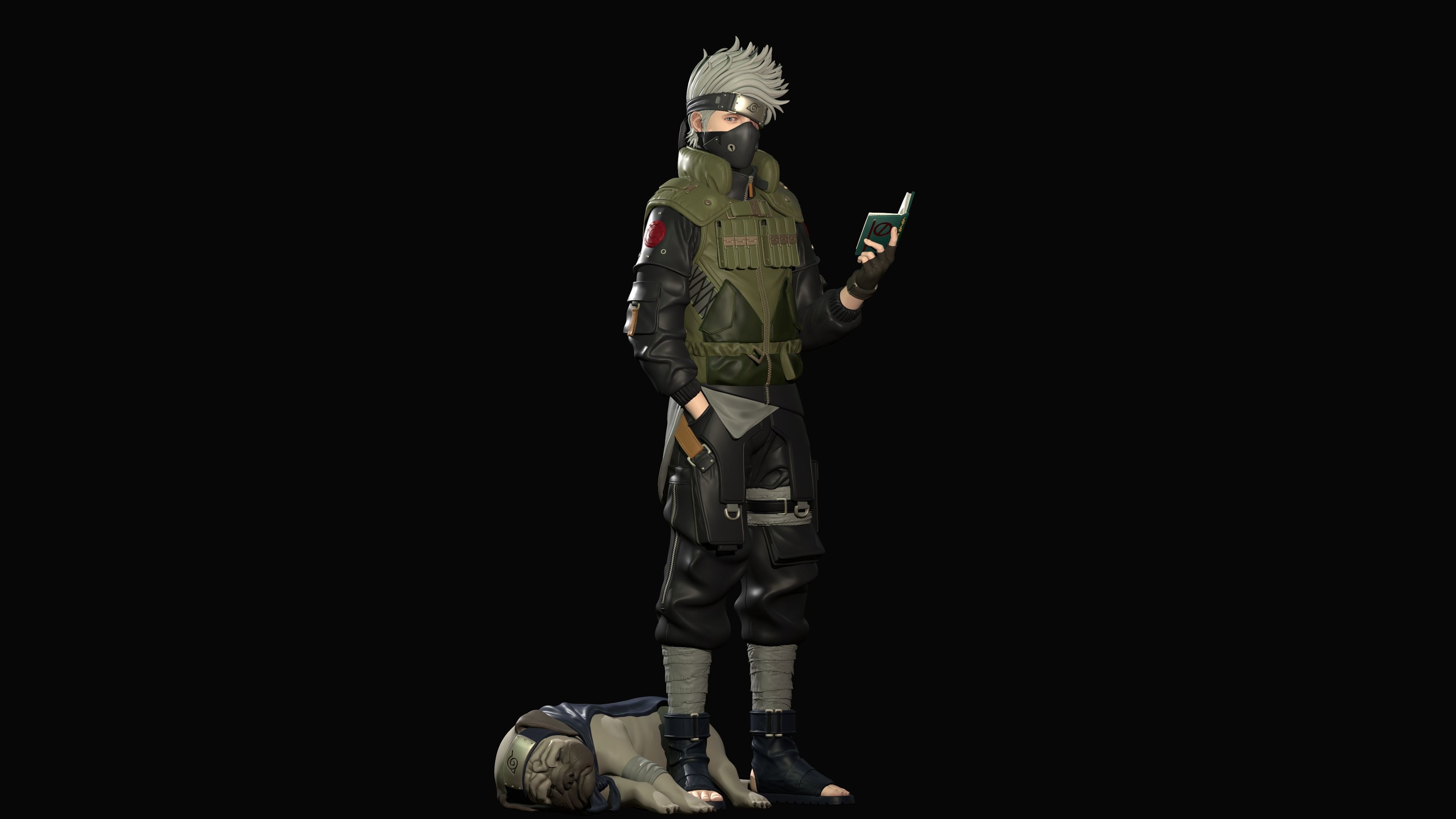 KAKASHI HATAKE 3D print model_1