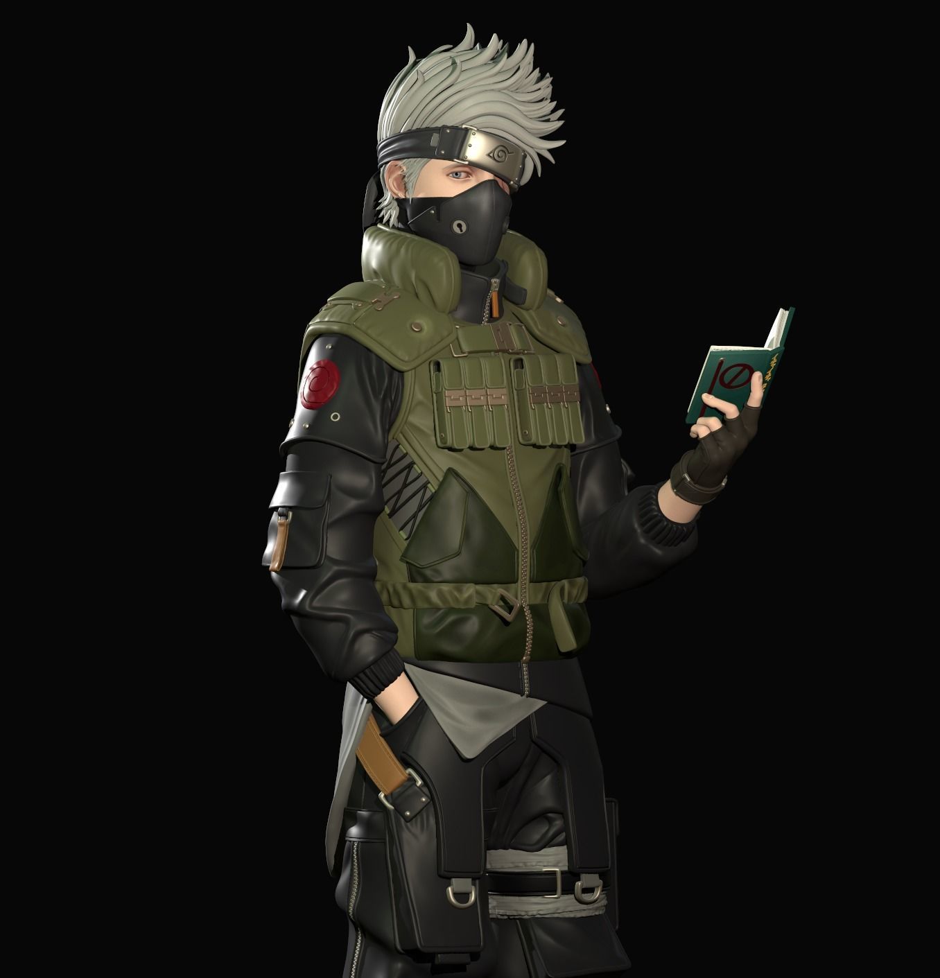 KAKASHI HATAKE 3D print model_9