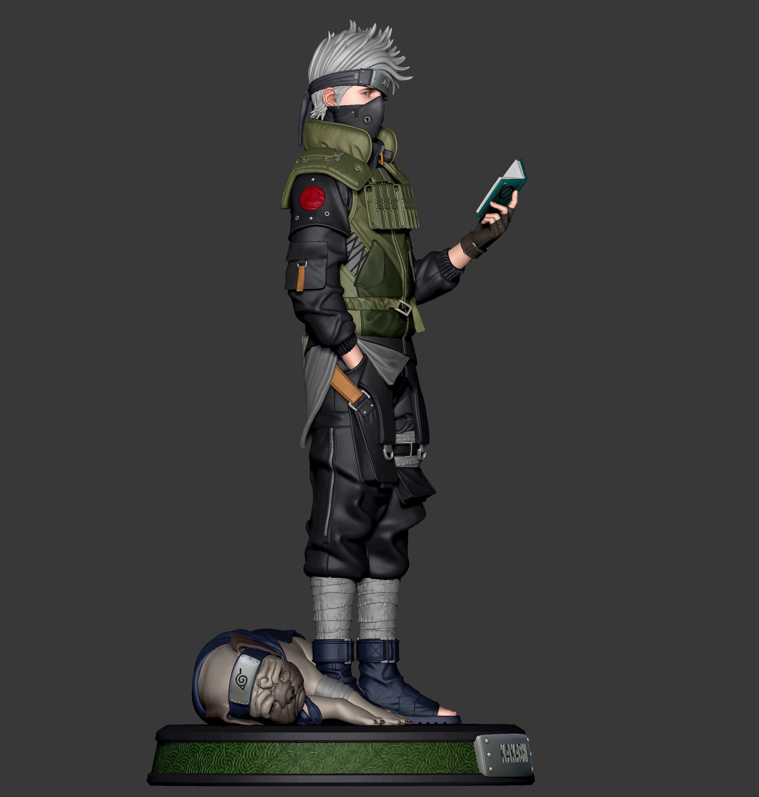 KAKASHI HATAKE 3D print model_12