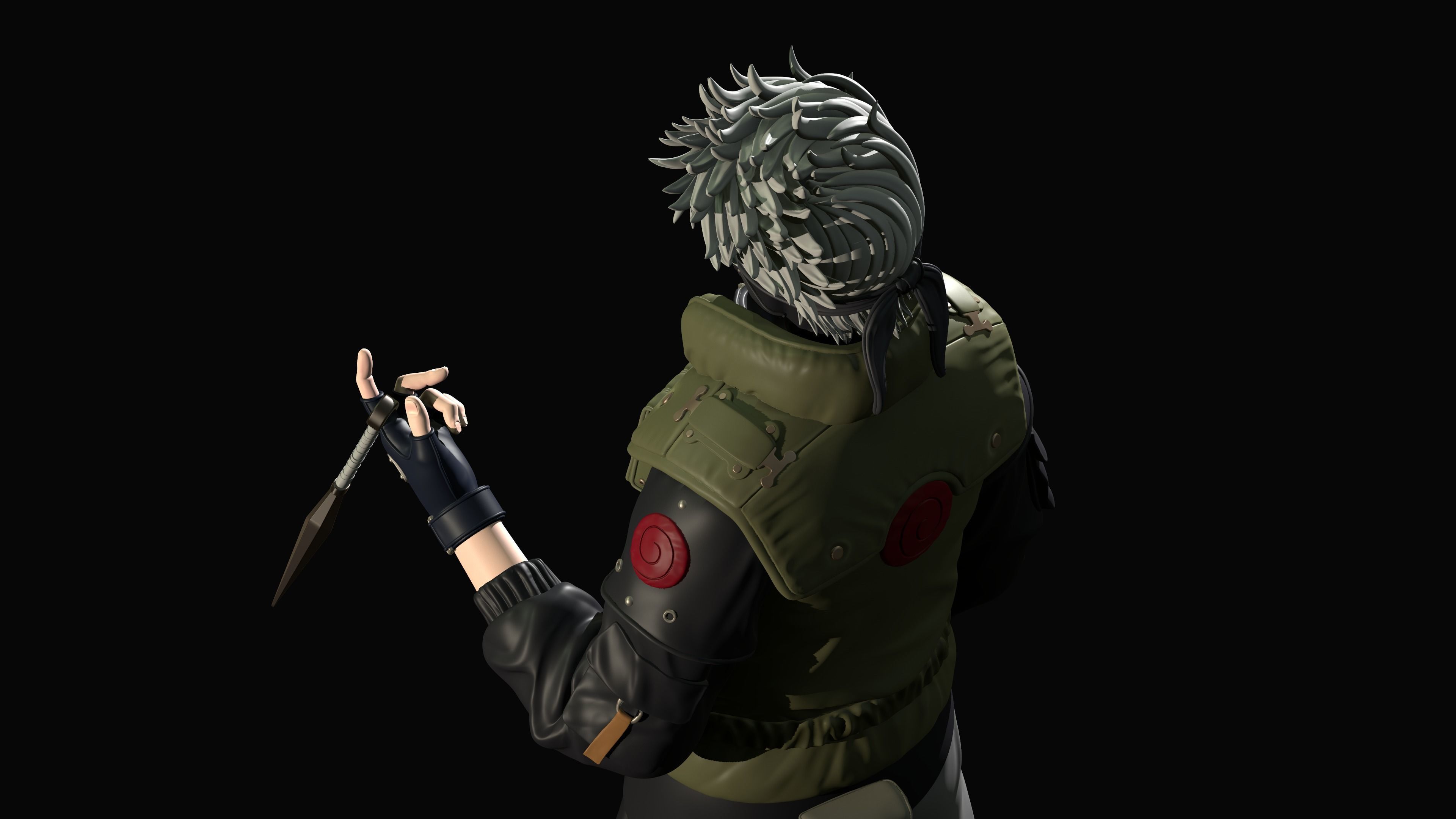 KAKASHI HATAKE 3D print model_8