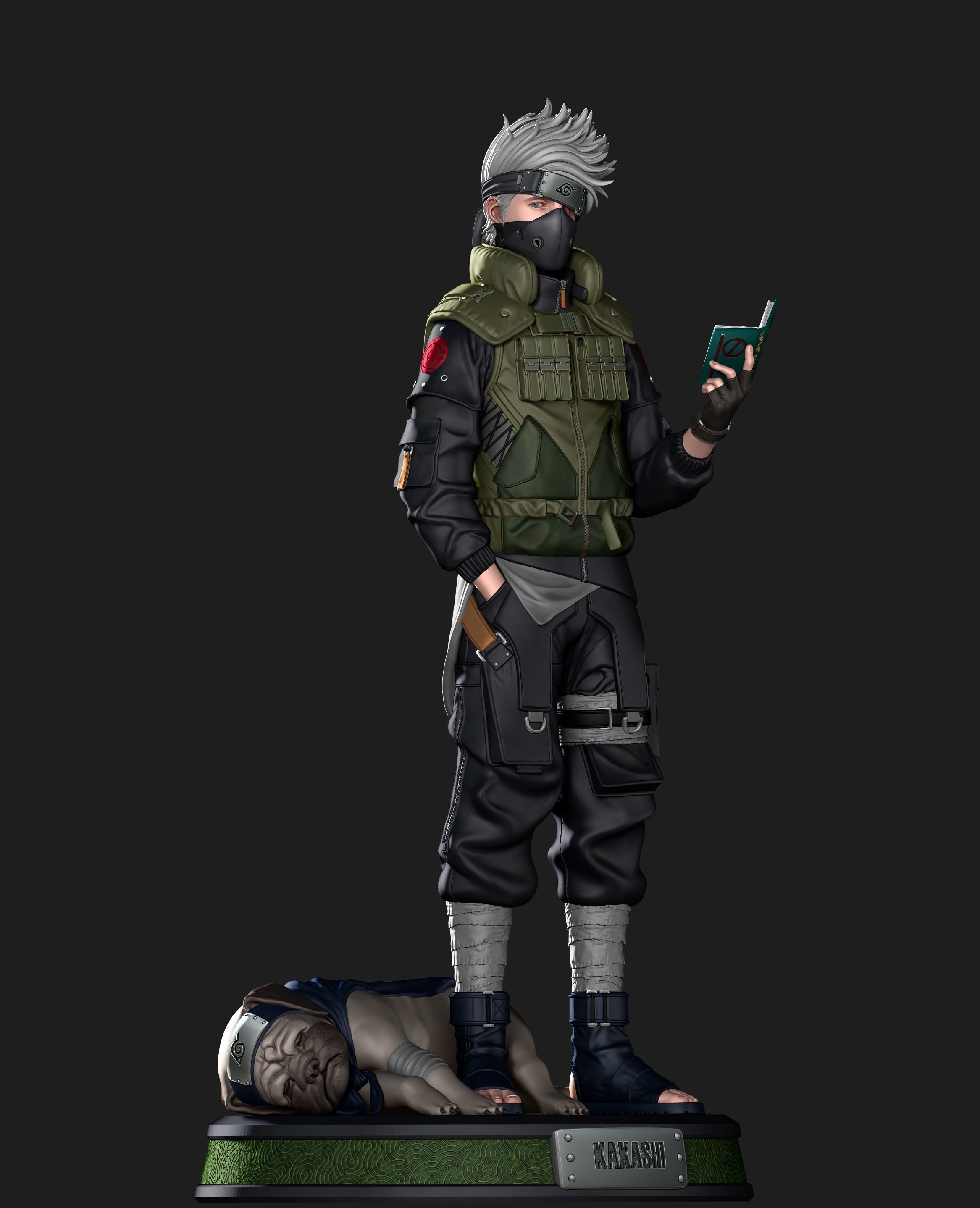 KAKASHI HATAKE 3D print model_10