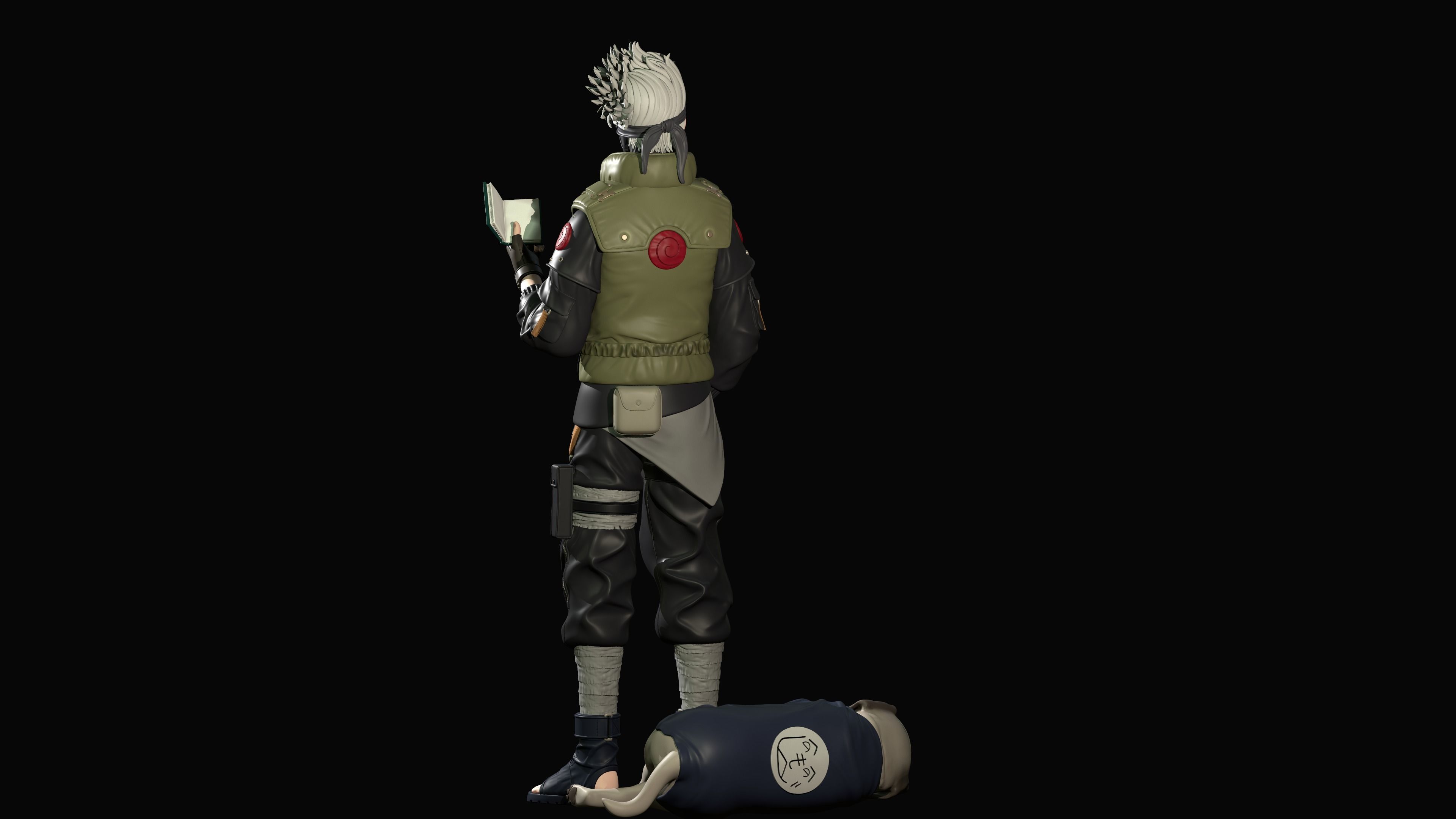 KAKASHI HATAKE 3D print model_4
