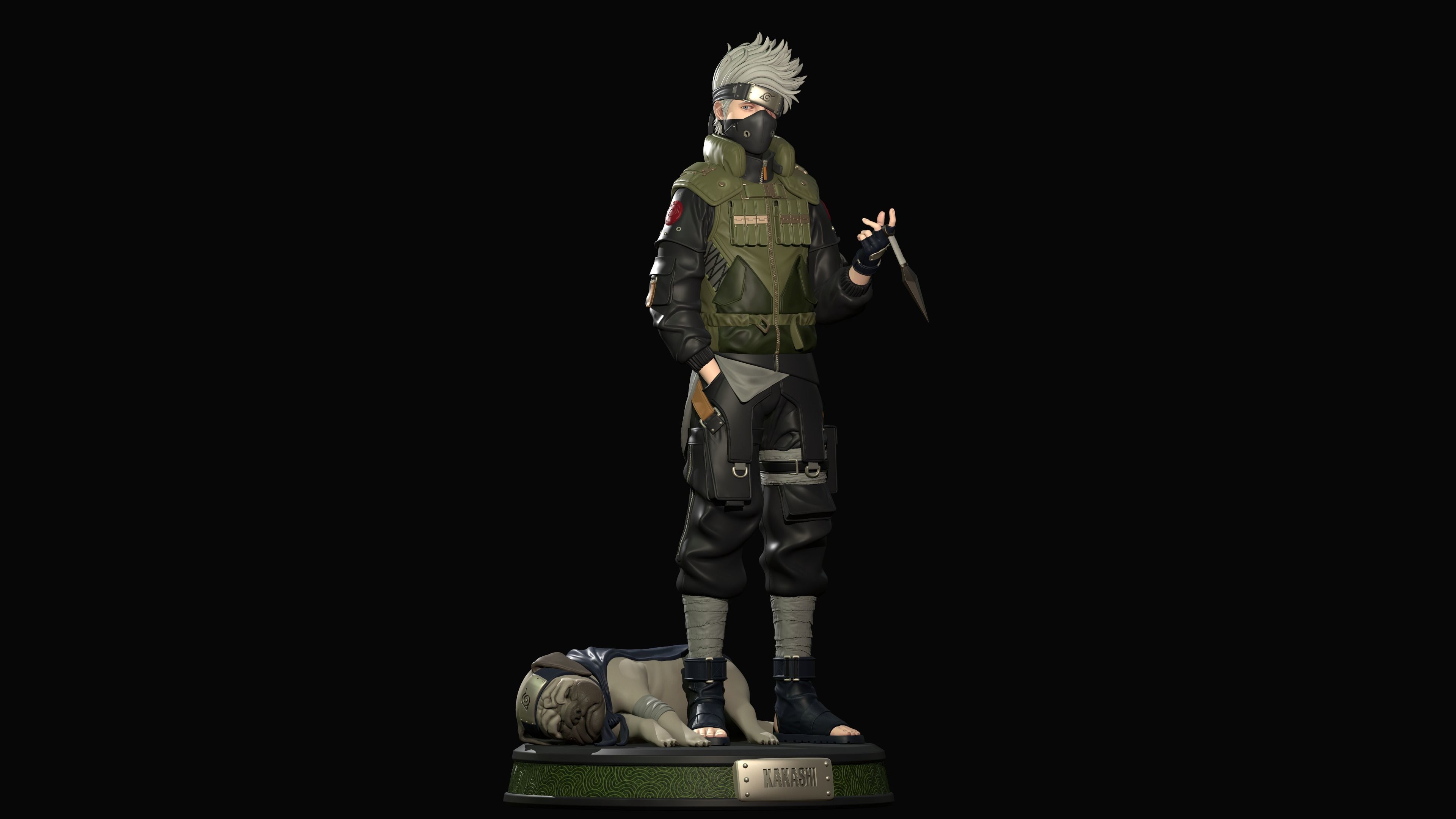 KAKASHI HATAKE 3D print model_6