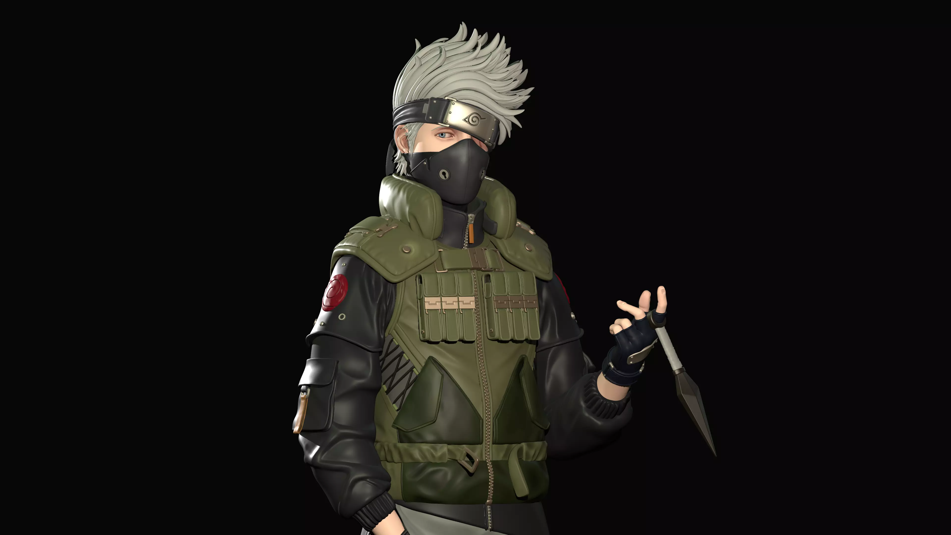 KAKASHI HATAKE 3D print model_0
