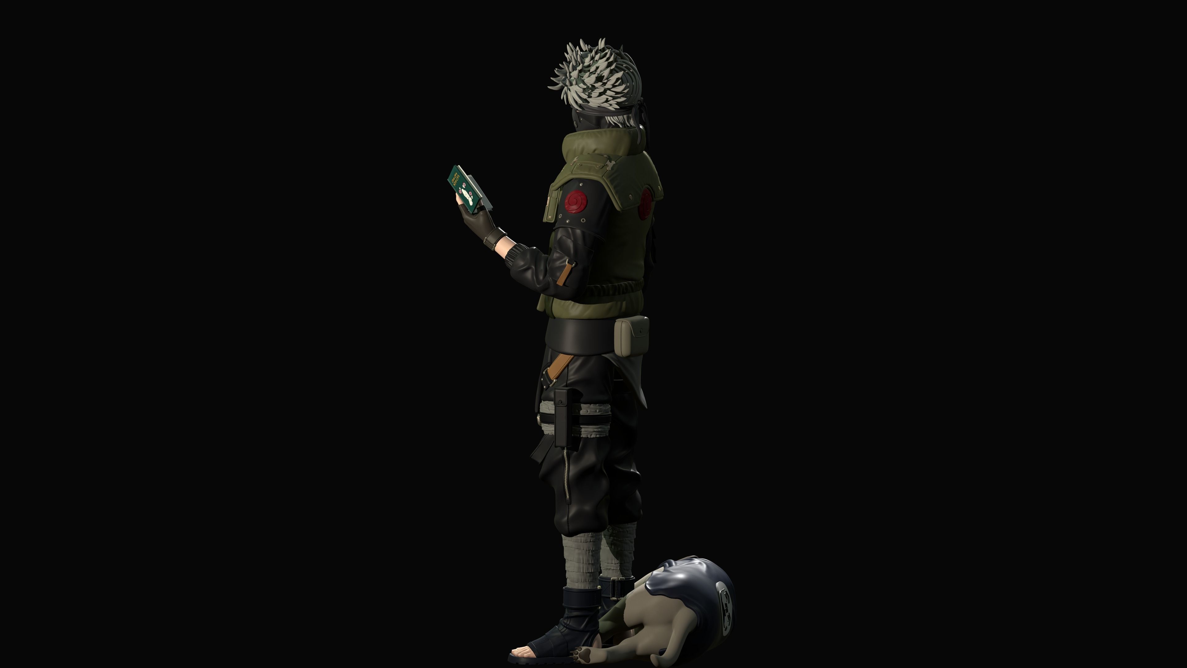 KAKASHI HATAKE 3D print model_3