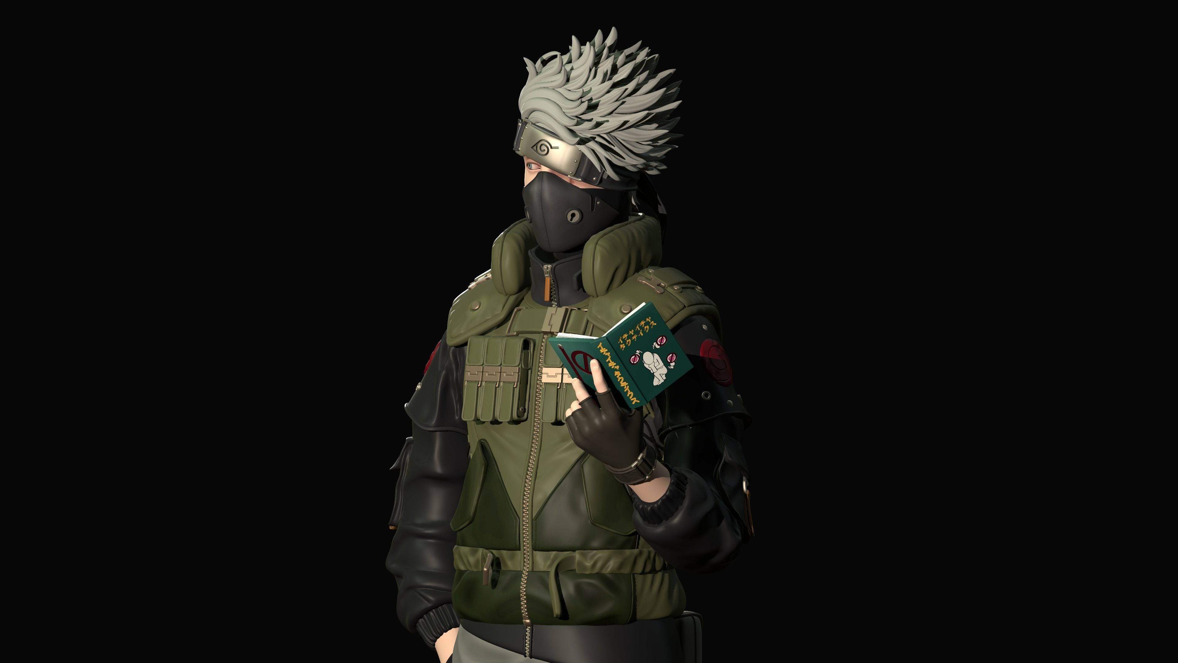 KAKASHI HATAKE 3D print model_7
