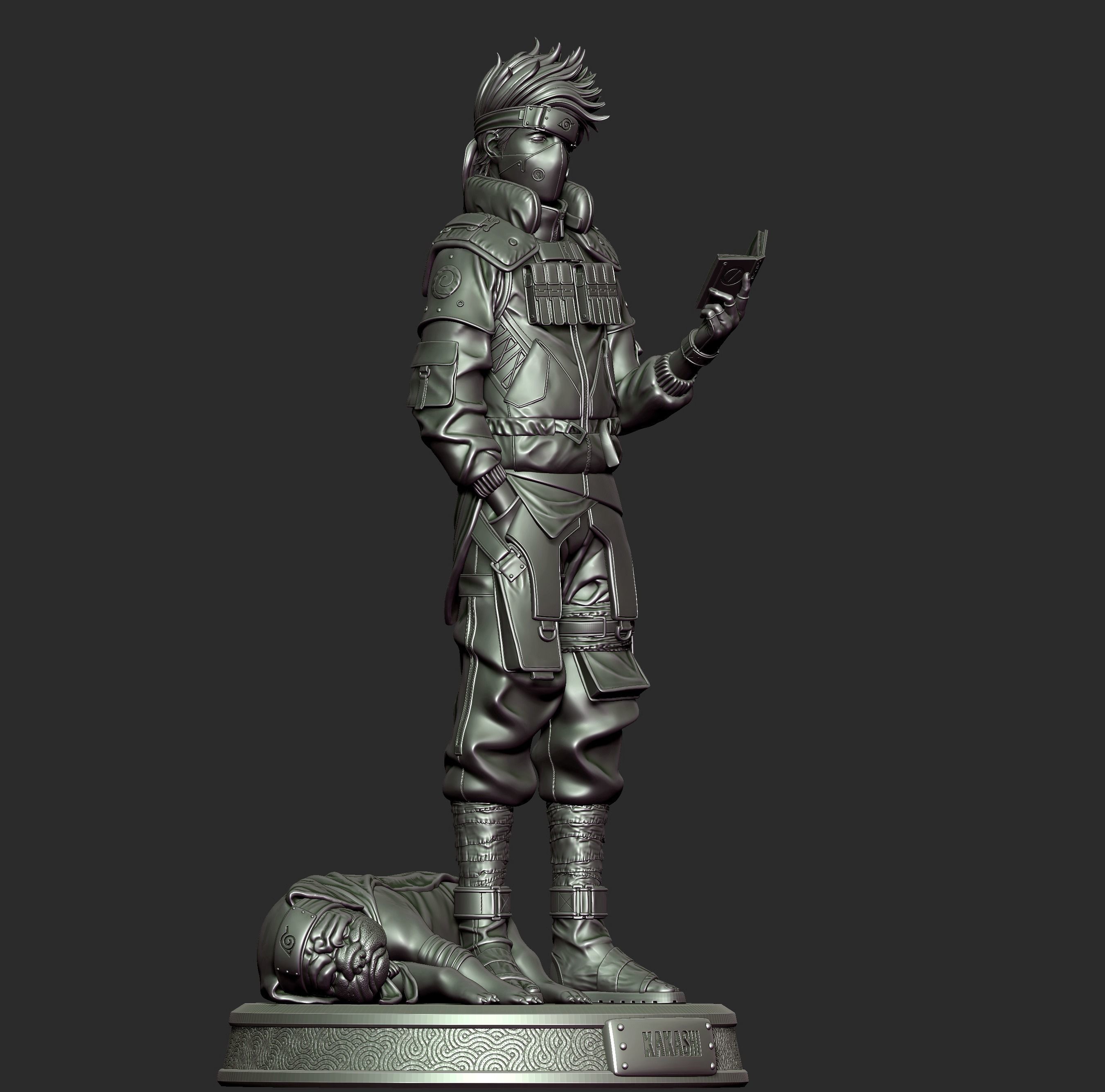 KAKASHI HATAKE 3D print model_28