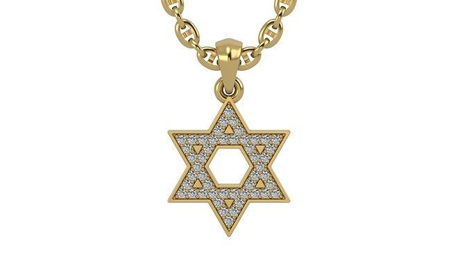 Star of David V6 3D print model