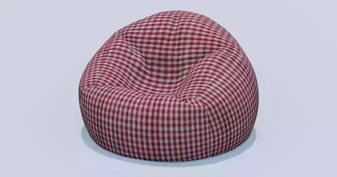 Beanbag checkered egg