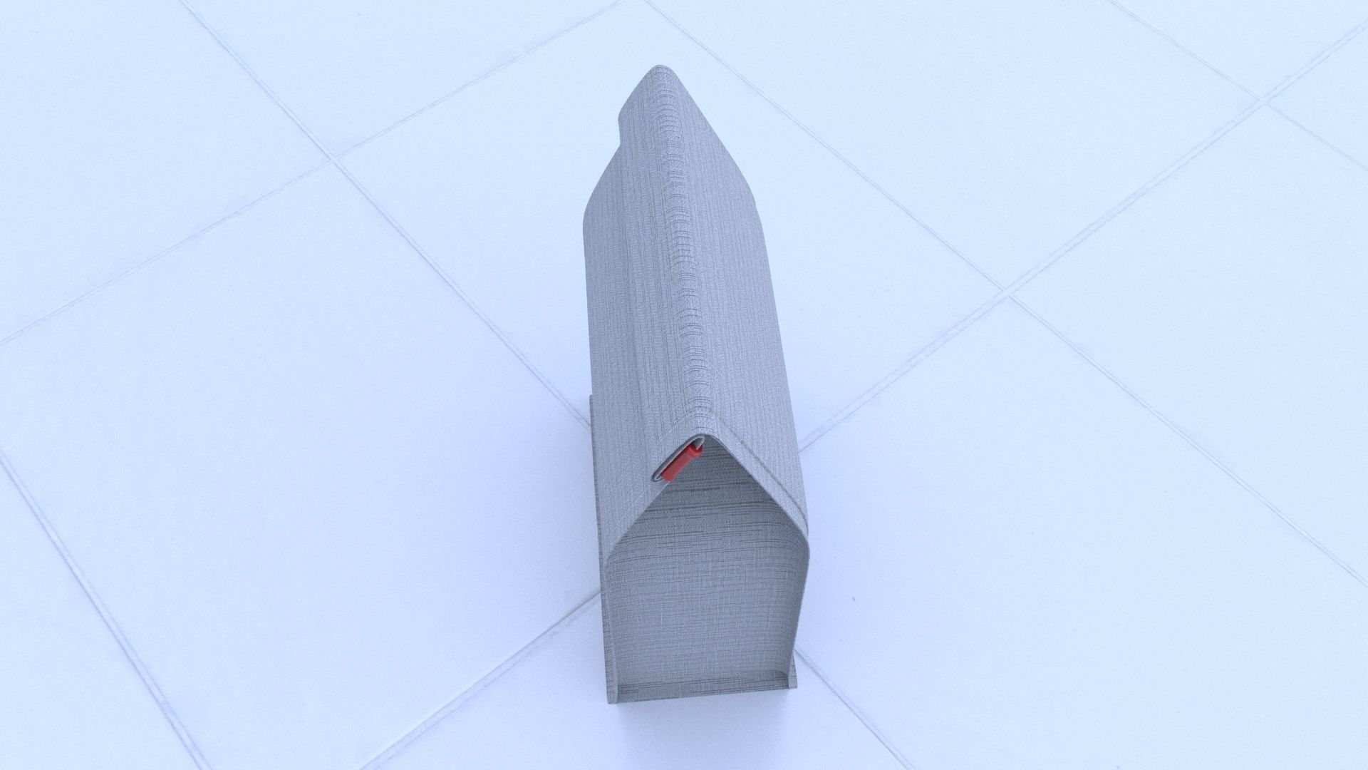 Coffee bag with clip 3D model_3