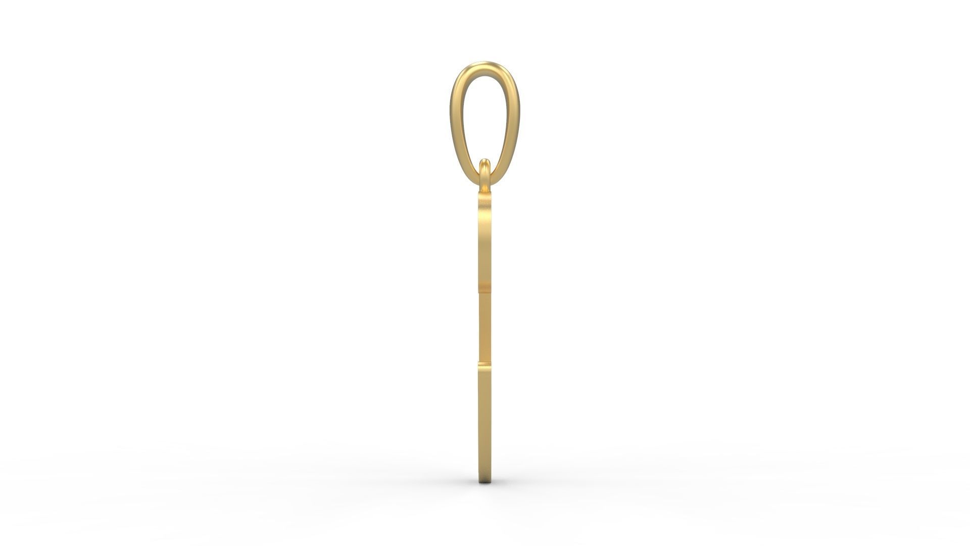 Initial Letters Pendant Glitter C 3D print model_2