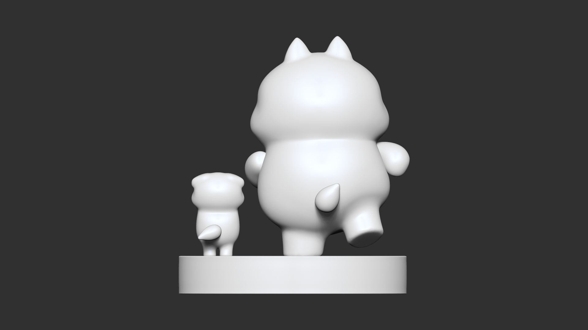Yuta and Toto - Tonton Friends Fan Art - 3D Print Model 3D print model_14