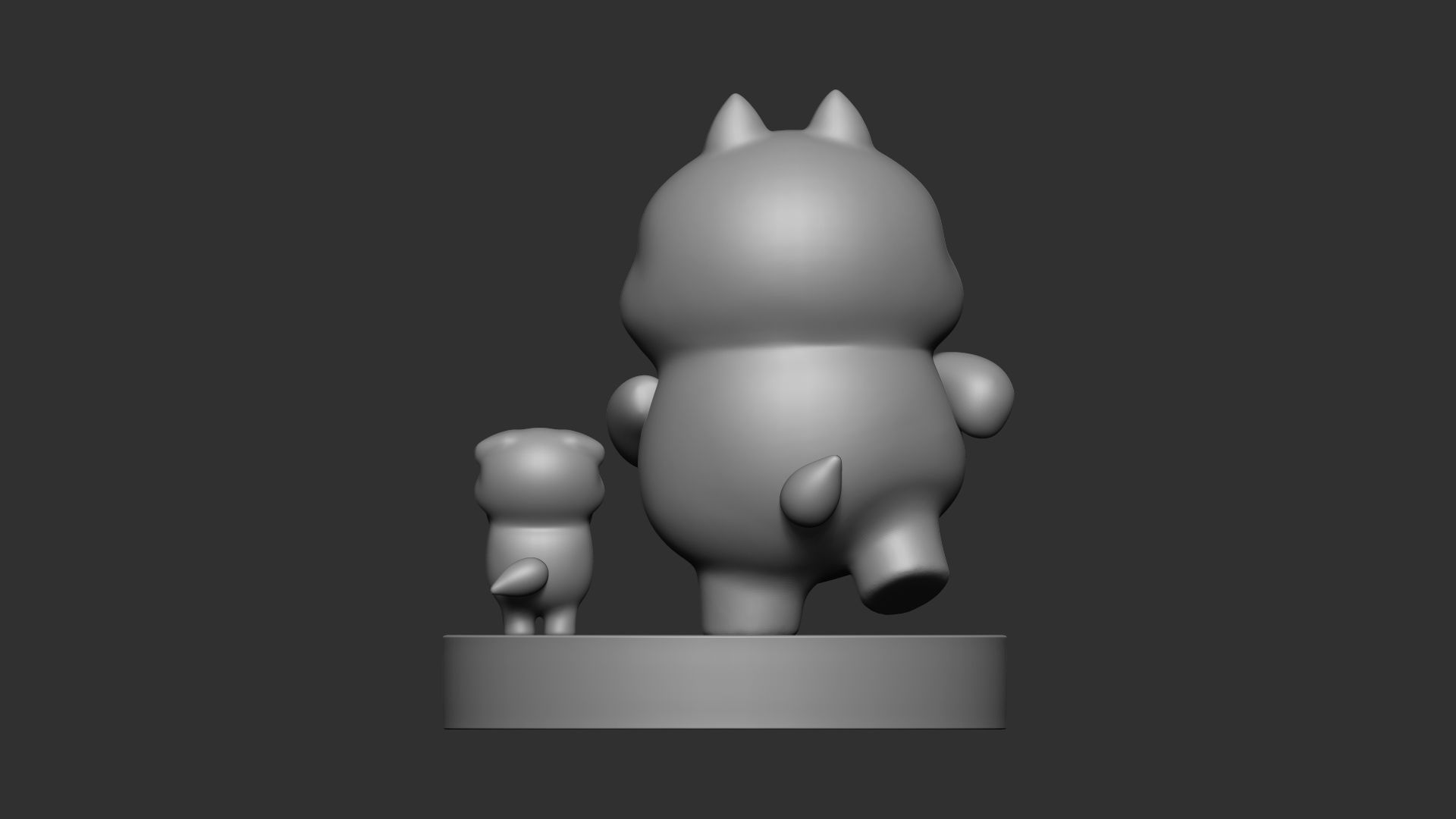 Yuta and Toto - Tonton Friends Fan Art - 3D Print Model 3D print model_10