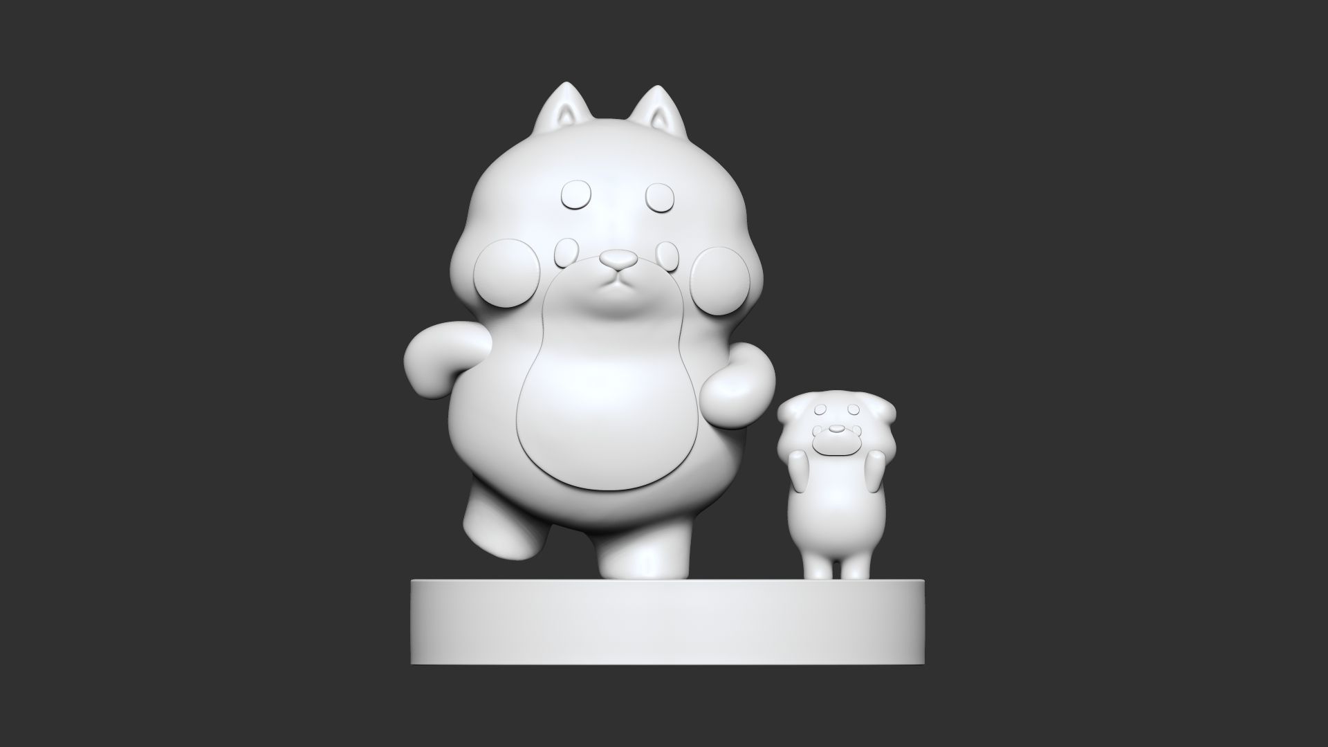 Yuta and Toto - Tonton Friends Fan Art - 3D Print Model 3D print model_12