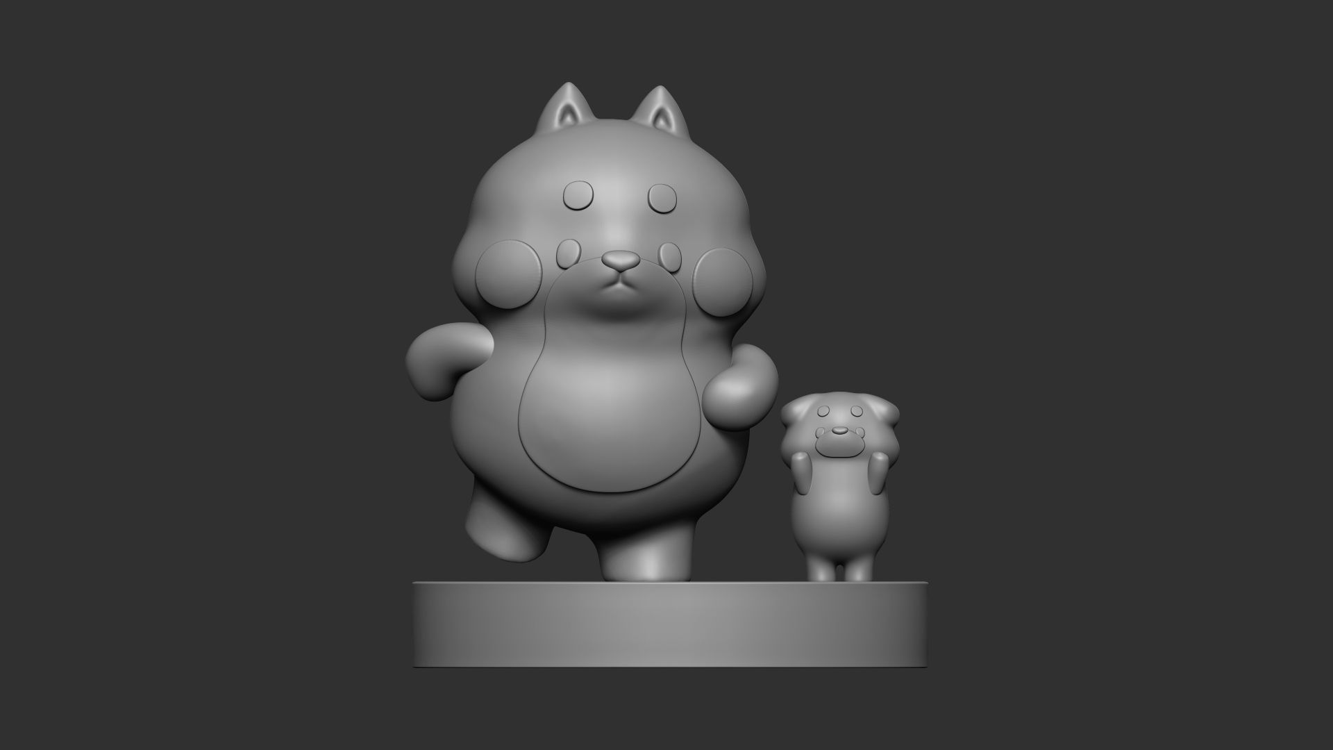 Yuta and Toto - Tonton Friends Fan Art - 3D Print Model 3D print model_8