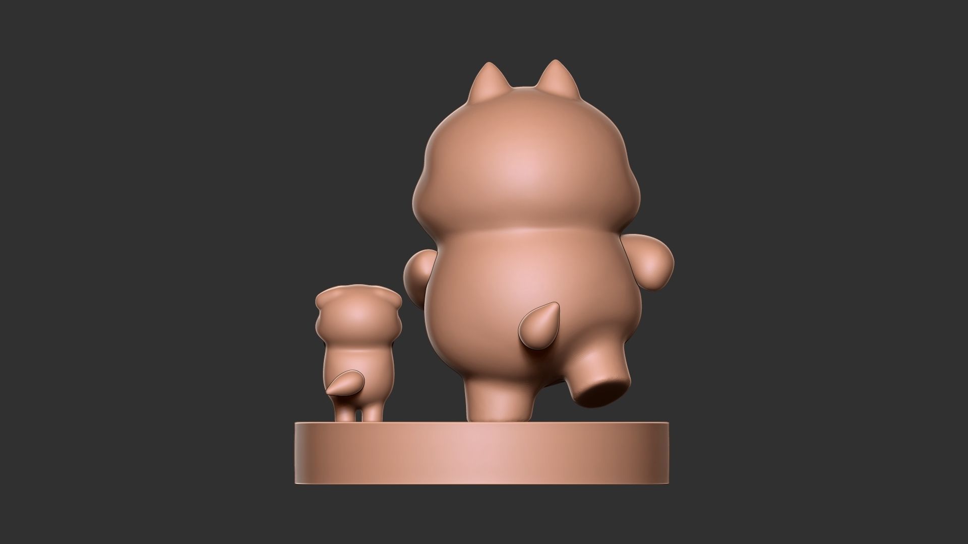 Yuta and Toto - Tonton Friends Fan Art - 3D Print Model 3D print model_6