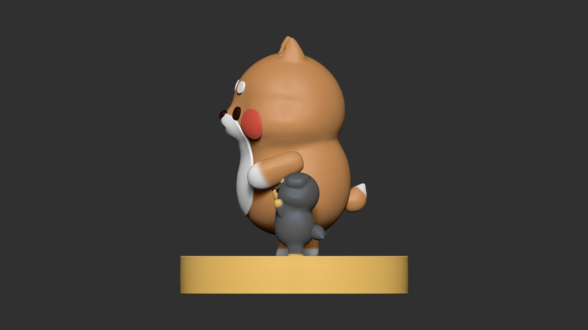 Yuta and Toto - Tonton Friends Fan Art - 3D Print Model 3D print model_17
