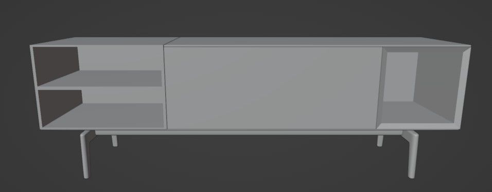 Cabinet sideboard 3D model_3