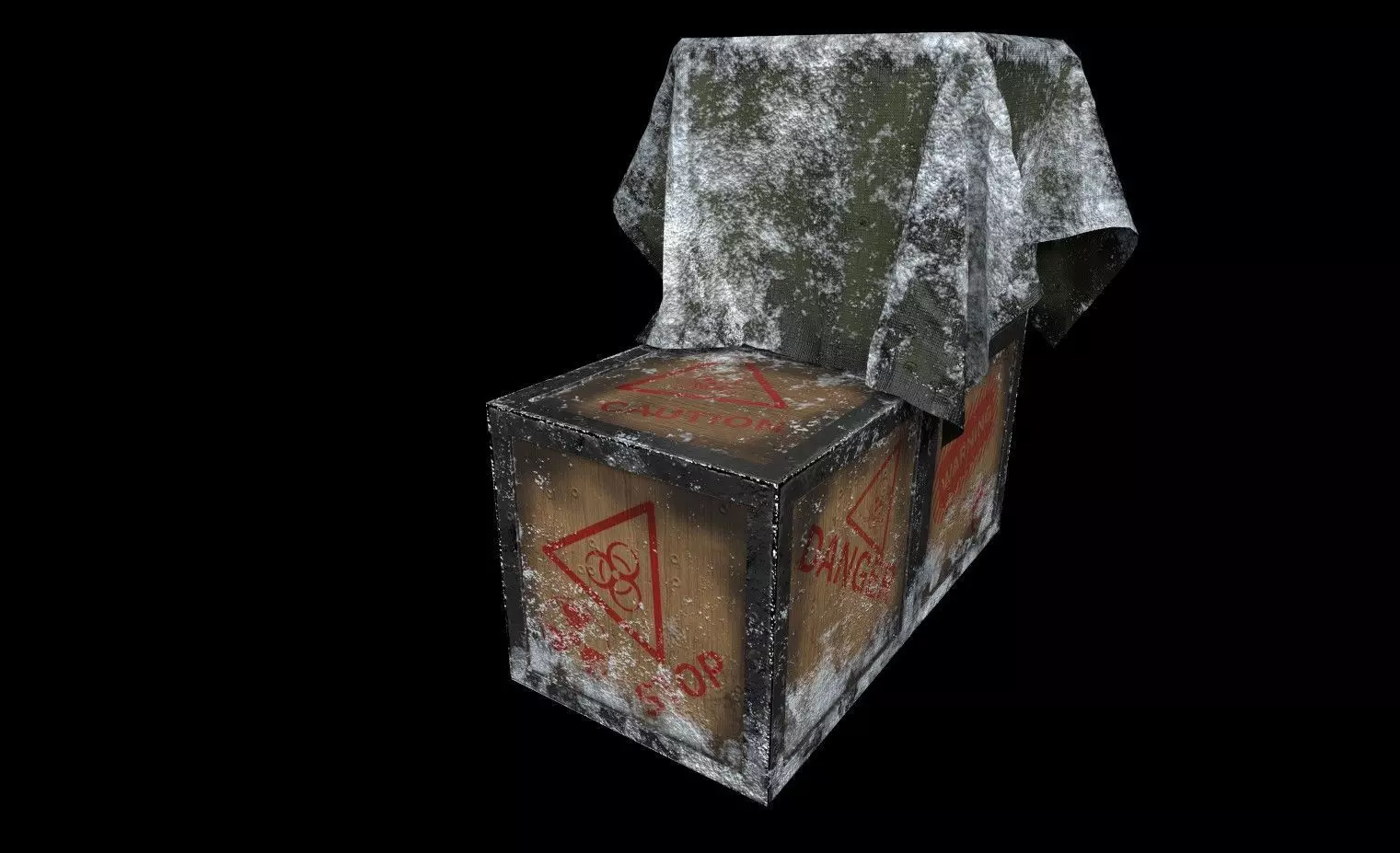 iron box multi low poly Low-poly 3D model_0
