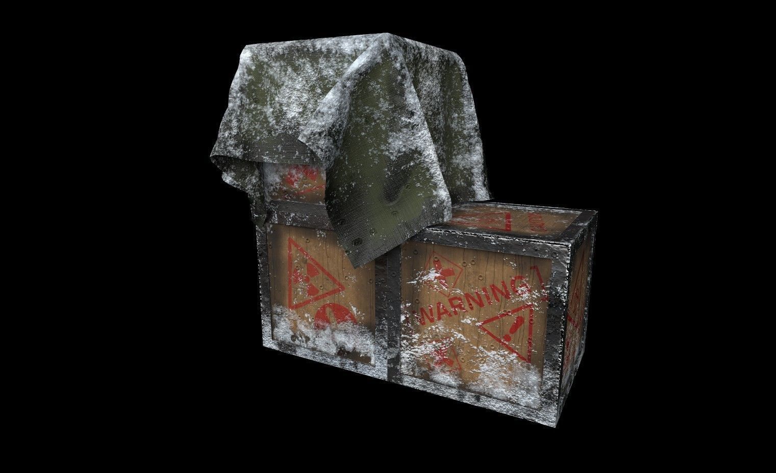 iron box multi low poly Low-poly 3D model_1