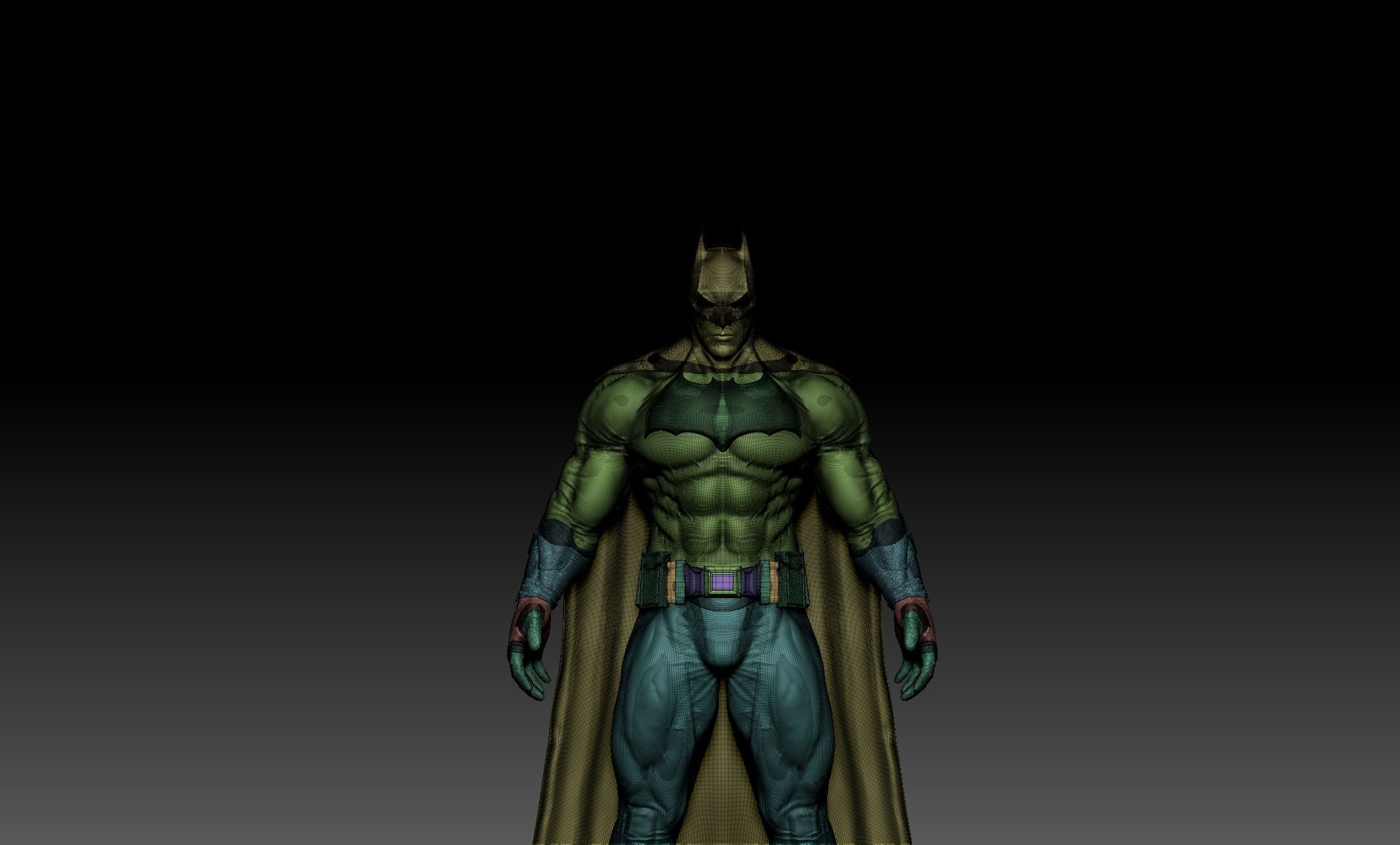 Batmen batman arkham knight 3D model_5