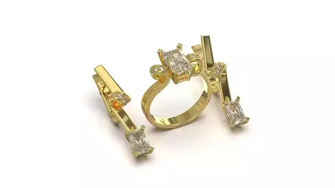 RING AND EARRINGS SET