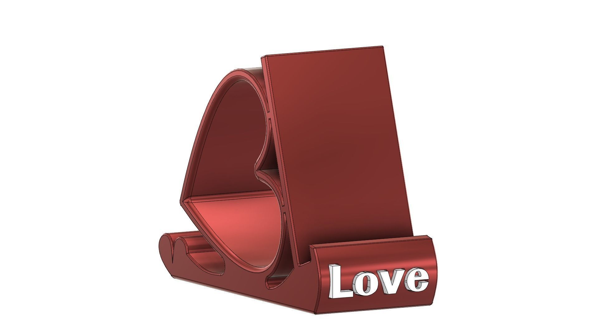 Love Standphone or tablet with slipcase 3D print model_2